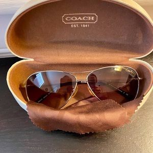 Coach sunglasses with case